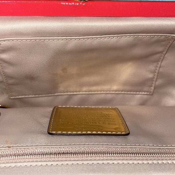 COACH Amanda Darcy Satin Clutch with Chain strap - Picture 3 of 5